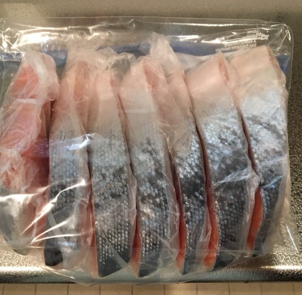 コストコの鮭を冷凍保存